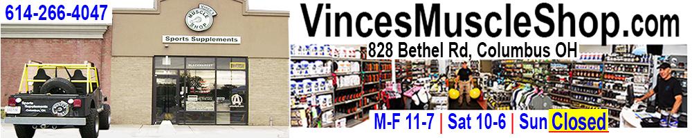 Vince's Muscle Shop - sports supplements Columbus Ohio